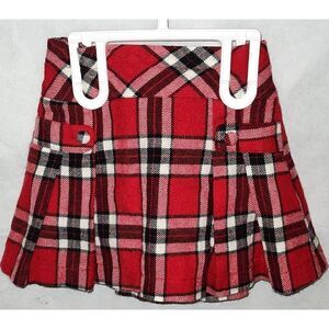 Wool blend Buffalo Plaid children's skirt. St. Bernard for Dunnes Store. Size 3-